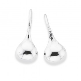 Mini+Teardrop+Hook+Earrings+in+Sterling+Silver