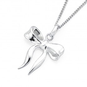 Bow+Pendant+in+Sterling+Silver