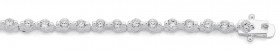 Sterling-Silver-20cm-Cubic-Zirconia-Bracelet on sale