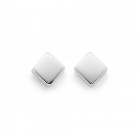 Sterling+Silver+Square+Studs