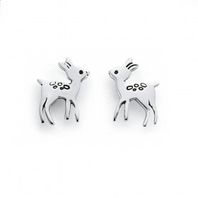 Sterling+Silver+Deer+Studs