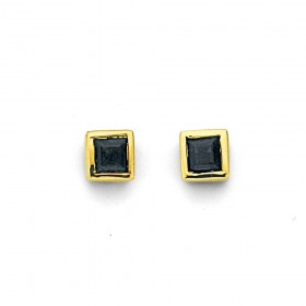 9ct+Sapphire+Earrings