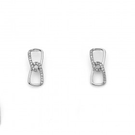 9ct-White-Gold-Diamond-Set-Earrings on sale