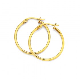 9ct-15x23mm-Hoops on sale