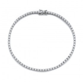 9ct-White-Gold-Claw-Set-Tennis-Bracelet-Total-Diamond-Weight100ct on sale