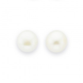 9ct-6-65mm-Cultured-Freshwater-Pearl-Studs on sale
