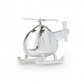 Silver-Plated-Helicopter-Money-Box on sale