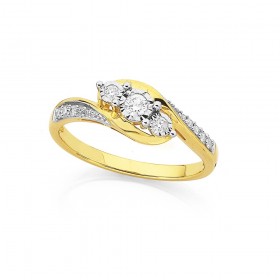 9ct-Diamond-Set-Ring-TDW20ct on sale