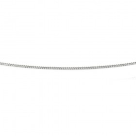 45cm-Fine-Curb-Chain-in-9ct-White-Gold on sale