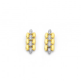 9ct-Diamond-Multi-Link-Earrings on sale