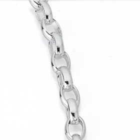 Sterling+Silver+55cm+Oval+Belcher+Chain