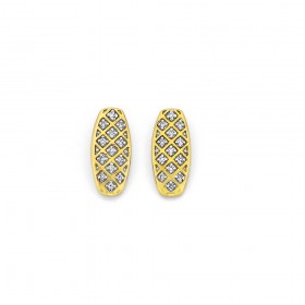 9ct-Diamond-Earrings on sale