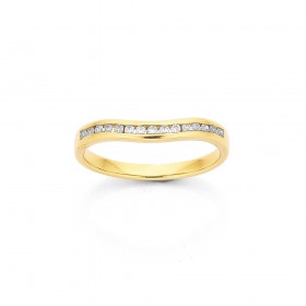 9ct-Diamond-Curve-Band on sale