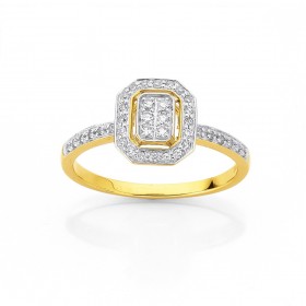 9ct%2C+Diamond+Halo+Ring