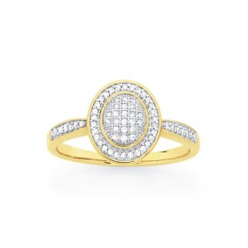 9ct-Diamond-Ring on sale