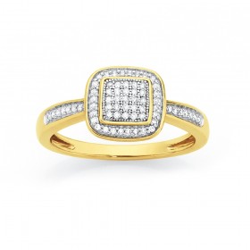 9ct-Diamond-Ring on sale