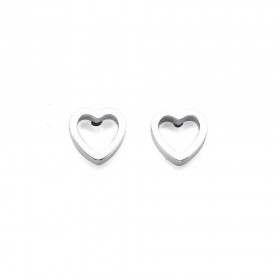 Sterling-Silver-Open-Heart-Stud-Earrings-7mm on sale