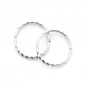 Medium+Twist+Sleeper+Earring+in+Sterling+Silver