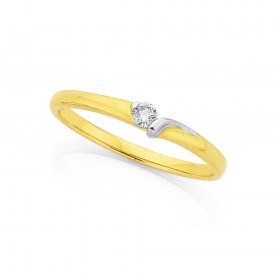 9ct-Diamond-Ring on sale