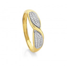 9ct-Diamond-Crossover-B-Ring-Total-Diamond-Weight15ct on sale