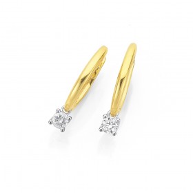 9ct-Diamond-Huggies-TDW25ct on sale