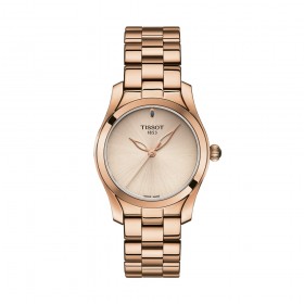 Tissot-T-Wave-Ladies-Rose-Gold-Watch on sale