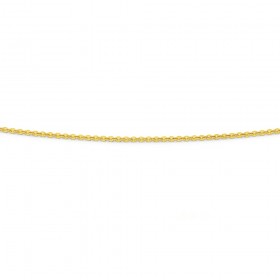 Solid+9ct+45cm+Trace+Chain