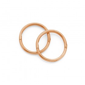 Small-Polished-Sleepers-in-9ct-Rose-Gold on sale