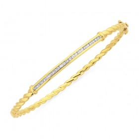 9ct-Diamond-Twist-Bangle-Total-Diamond-Weight34ct on sale