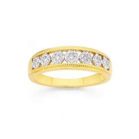 9ct-Diamond-Ring on sale