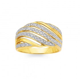 9ct-Diamond-Ring on sale