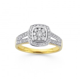 9ct-Diamond-Ring on sale