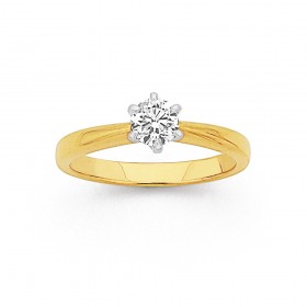 18ct%2C+.50ct+Diamond+Solitaire+Ring