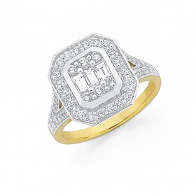 18ct-Diamond-Ring-Total-Diamond-Weight100ct on sale