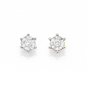 9ct-Diamond-Miracle-Plate-Studs on sale