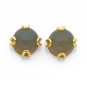 Eliza-9ct-Grey-Chalcedony-Earrings on sale