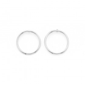 Sterling+Silver+Circle+Studs