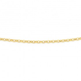 45cm-Fine-Oval-Belcher-Chain-in-9ct-Yellow-Gold on sale