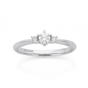 9ct-White-Gold-Diamond-Ring-TDW25ct on sale