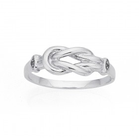 Sterling+Silver+Love+Knot+Ring