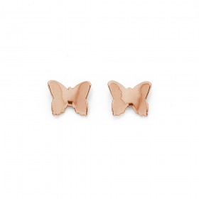 9ct-Rose-Gold-Butterfly-Studs on sale