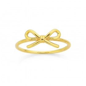 9ct+Bow+Ring