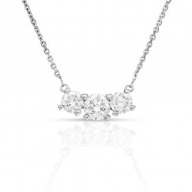 9ct-White-Gold-Diamond-Necklet on sale