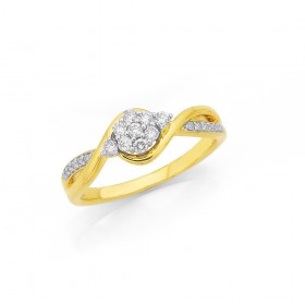 9ct-Diamond-Ring-TDW25ct on sale