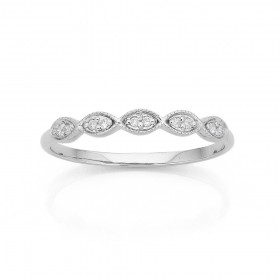 9ct-White-Gold-Diamond-Ring on sale