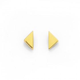 9ct+Triangle+Studs