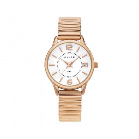 Elite-Ladies-Rose-Tone-Watch on sale