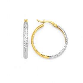 9ct-3x23mm-Hoops on sale