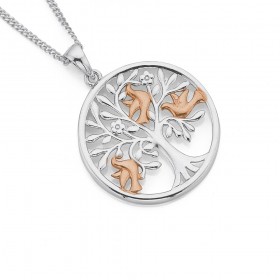 Sterling+Silver+Birds+in+Tree+Pendant