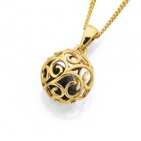 9ct-Onyx-in-Ball-Pendant on sale